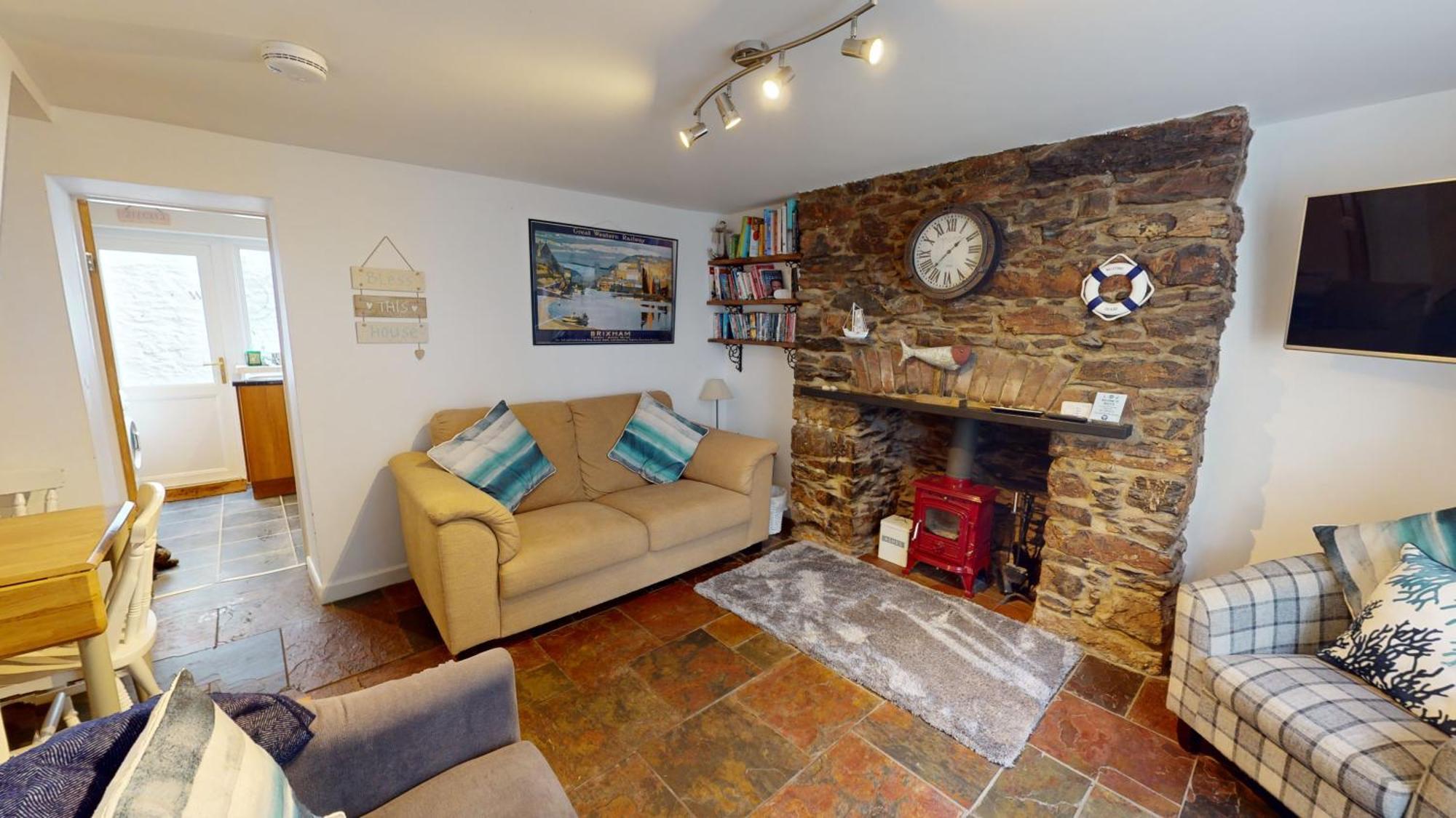 Saltys Cottage, Brixham - 2 Min Walk To The Harbour 外观 照片